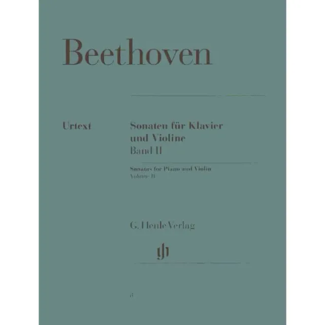 Beethoven Sonaten 6-10 Violine Klavier Noten Henle