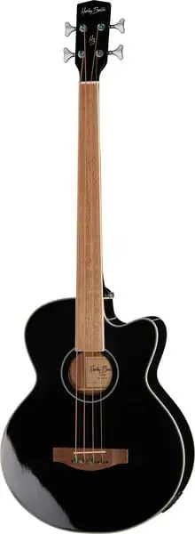 Harley Benton Custom Line B-30BK-FL Akustikbass bundlos