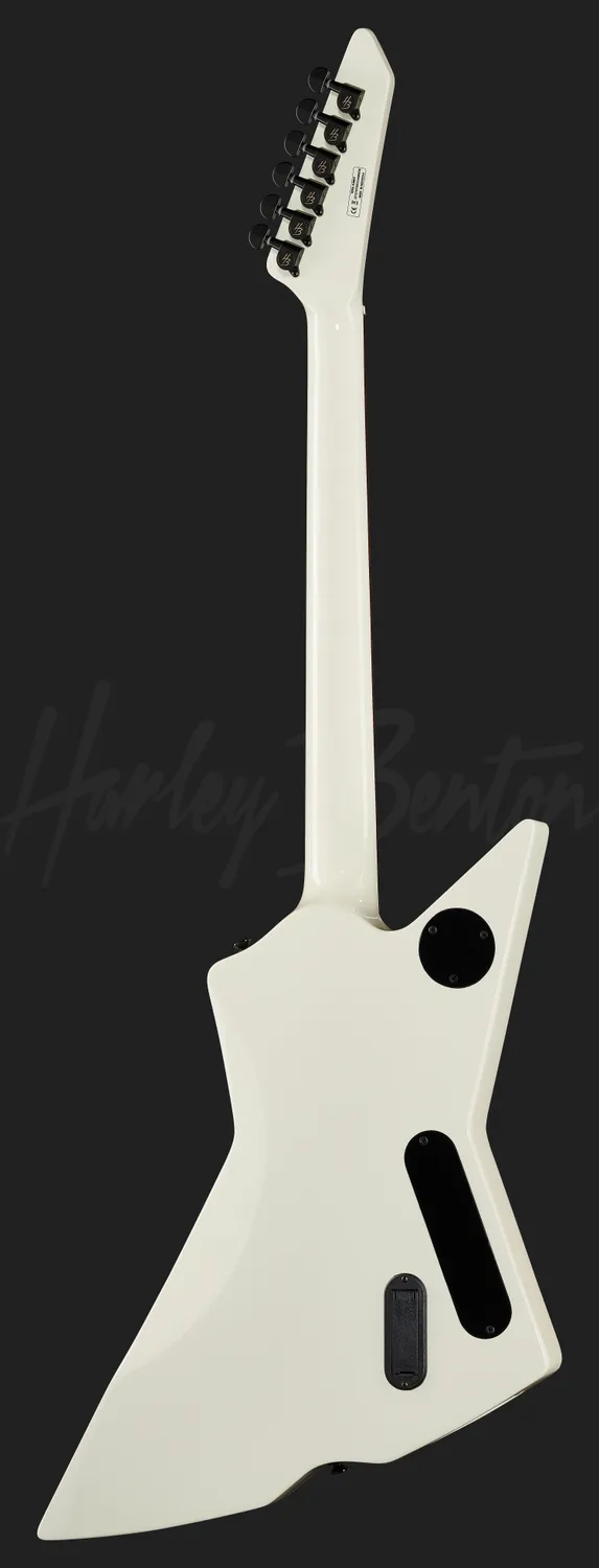 Harley Benton EX-84 Modern E-Gitarre Linkshänder Weiß