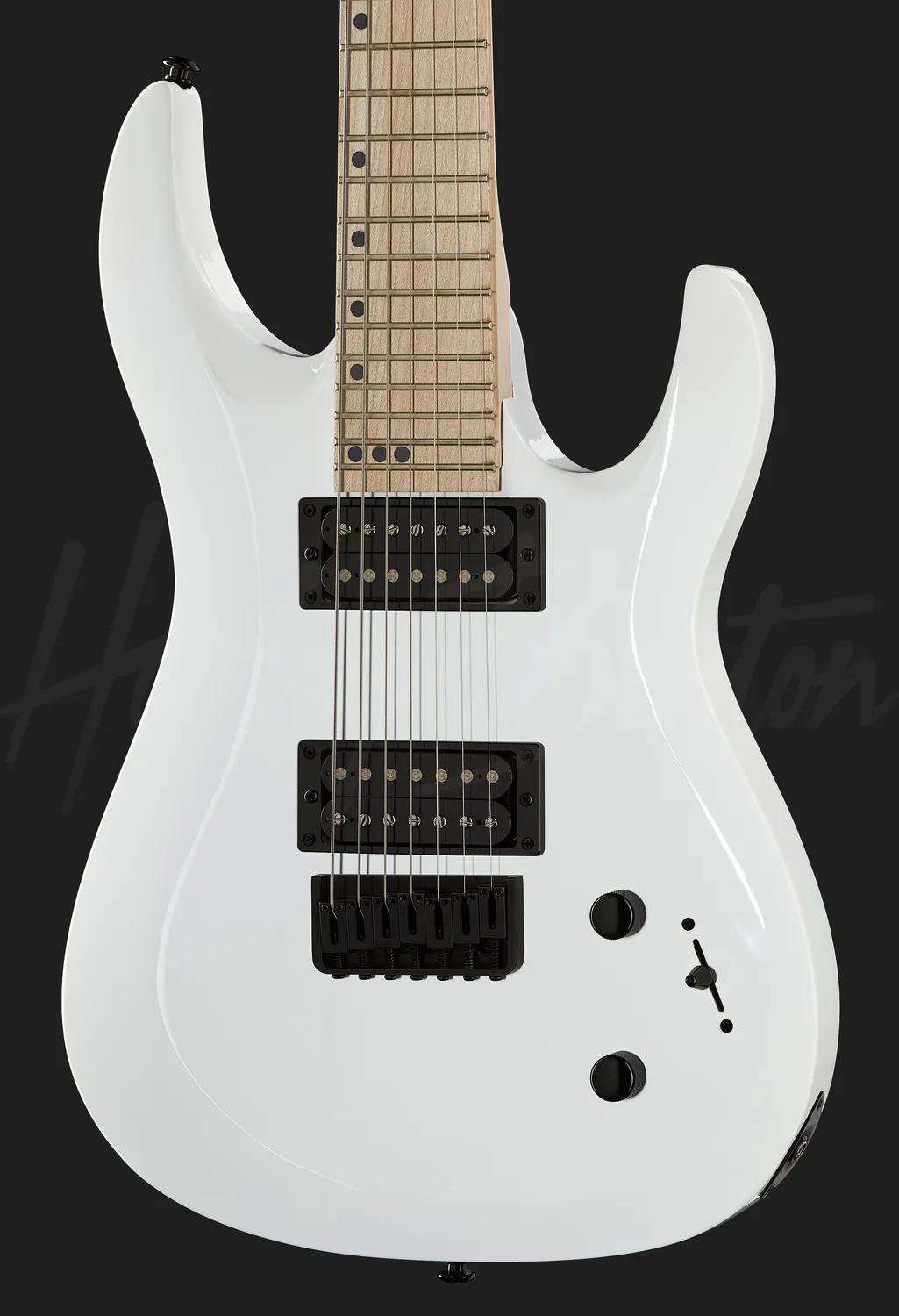 Harley Benton R-457MN E-Gitarre Weiß 7-saitig