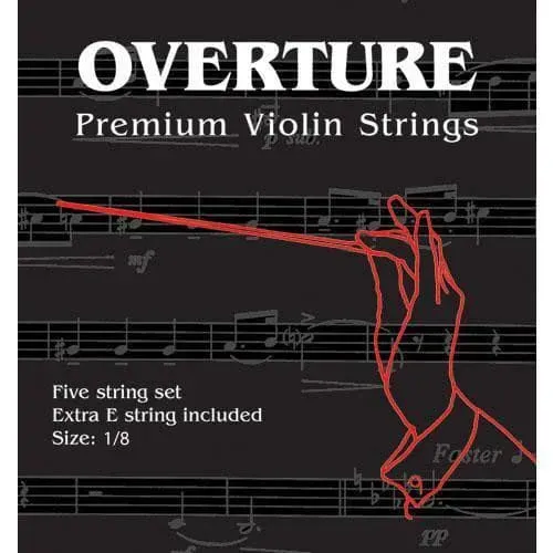 Shar Music Overture Premium Geigensaiten 1/8 mittlere Stärke