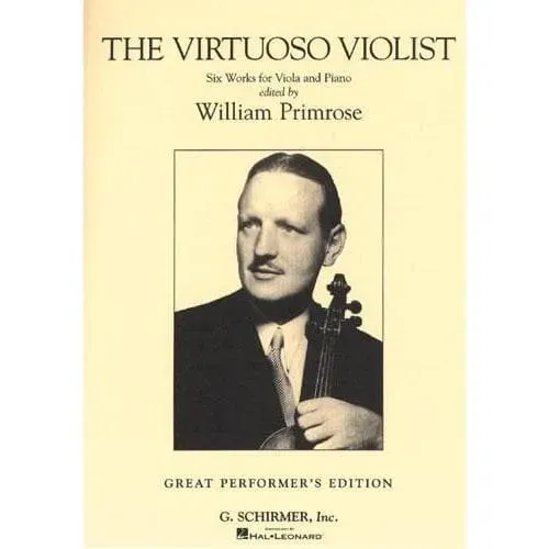 G. Schirmer Primrose Virtuoso Violist Bratschennoten Solo