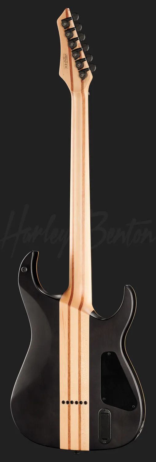 Harley Benton Amarok-BT LH Baritone E-Gitarre Black Flame Burst