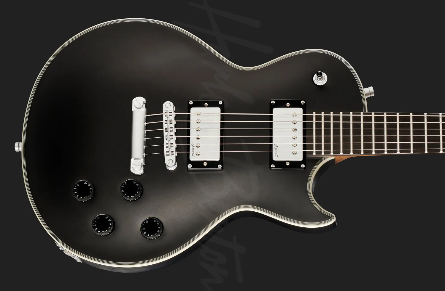 Harley Benton Pro Series Agufish STD E-Gitarre Black Satin
