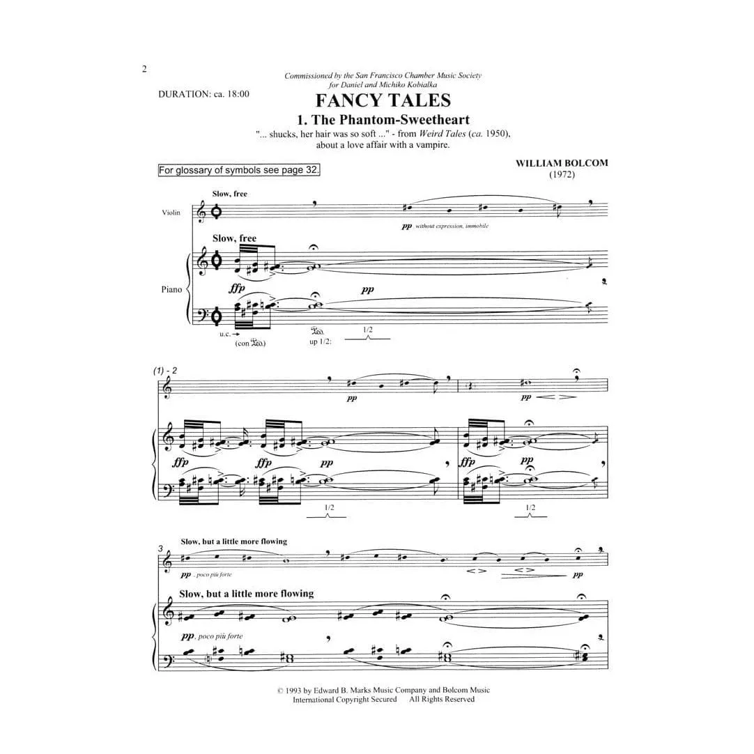 Hal Leonard Fancy Tales Noten für Violine und Klavier