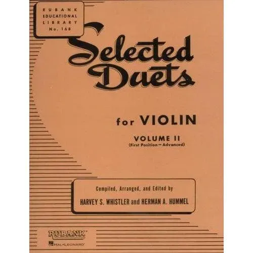 Rubank Whistler Selected Duets Vol.2 Violine Duo Noten