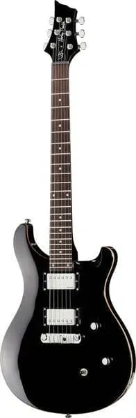 Harley Benton Deluxe CST-24 BK E-Gitarre Schwarz Humbucker