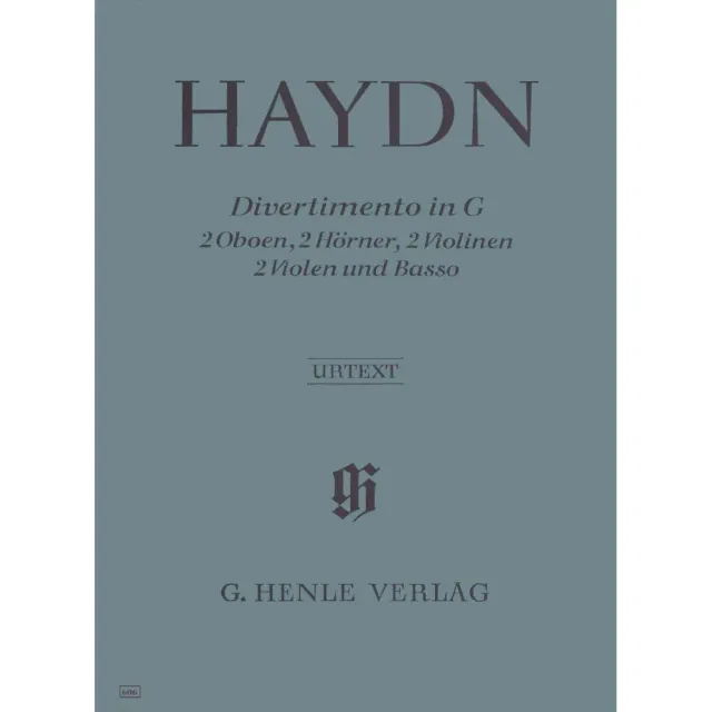 Henle Haydn Divertimento G-Dur Hob II:9 Noten Set