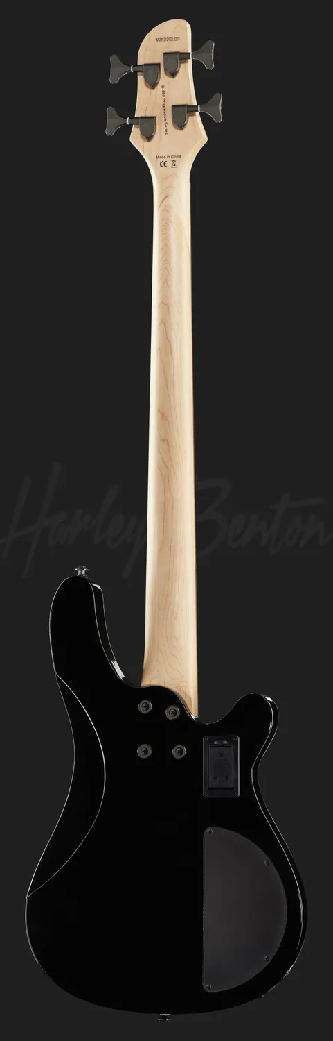 Harley Benton B-450LH E-Bass aktiv schwarz Linkshänder
