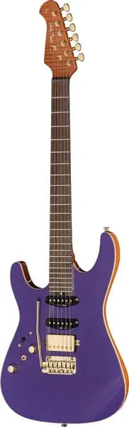 Harley Benton Fusion-IV HSS LH RW PM E-Gitarre Linkshänder