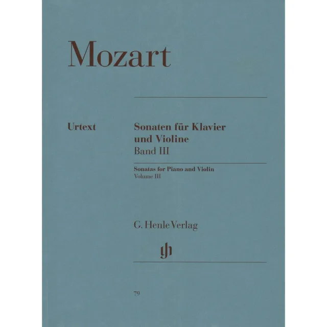Mozart Violinsonaten Band 3 Violine Klavier Henle Urtext