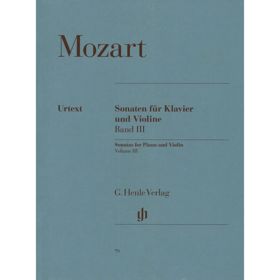 Mozart Violinsonaten Band 3 Violine Klavier Henle Urtext