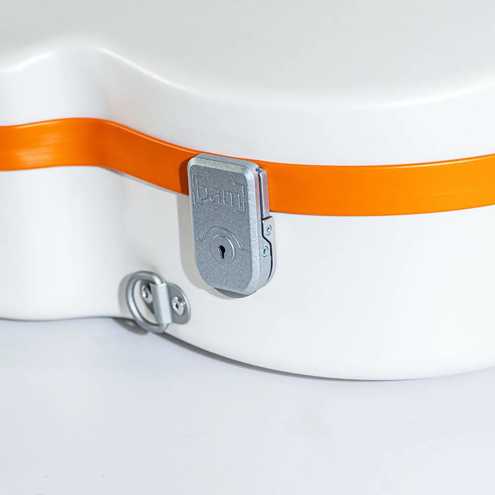 BAM Graffiti Hightech Contour Violinkoffer 4/4 Weiß-Orange