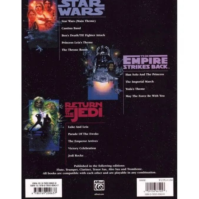 Alfred Williams Star Wars Trilogy Noten für Violine