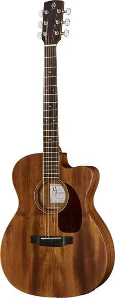 Harley Benton Custom CLA-15MCE Westerngitarre Mahagoni