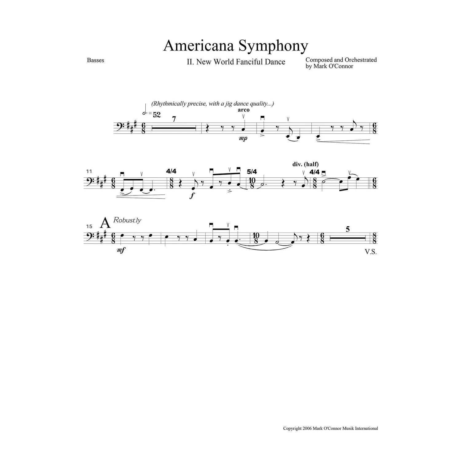 Mark O'Connor Americana Symphony Variations Streicher-Noten Download