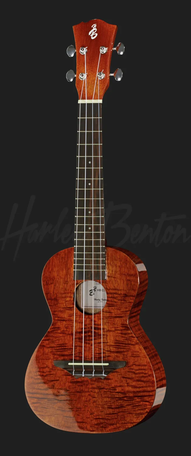Harley Benton Kahuna CLU-42C Konzert-Ukulele geflammt