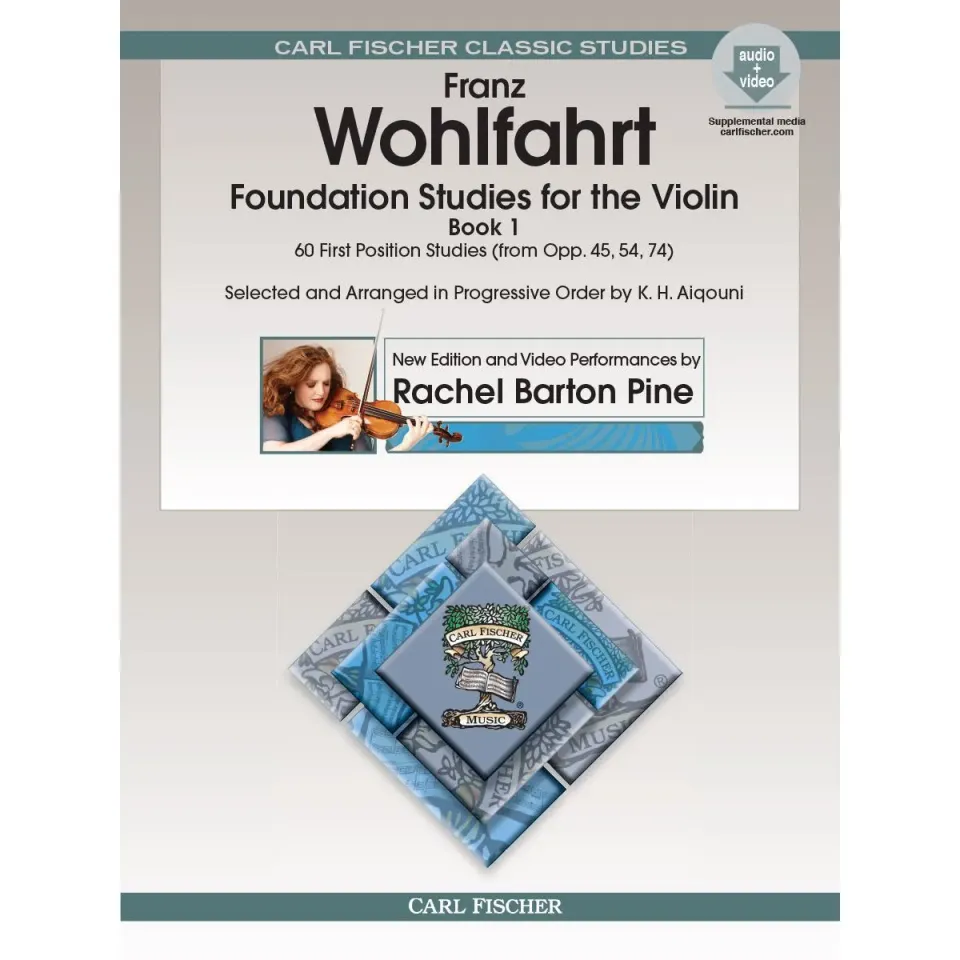 Wohlfahrt Foundation Studies Violine Buch 1 Etüden DVD