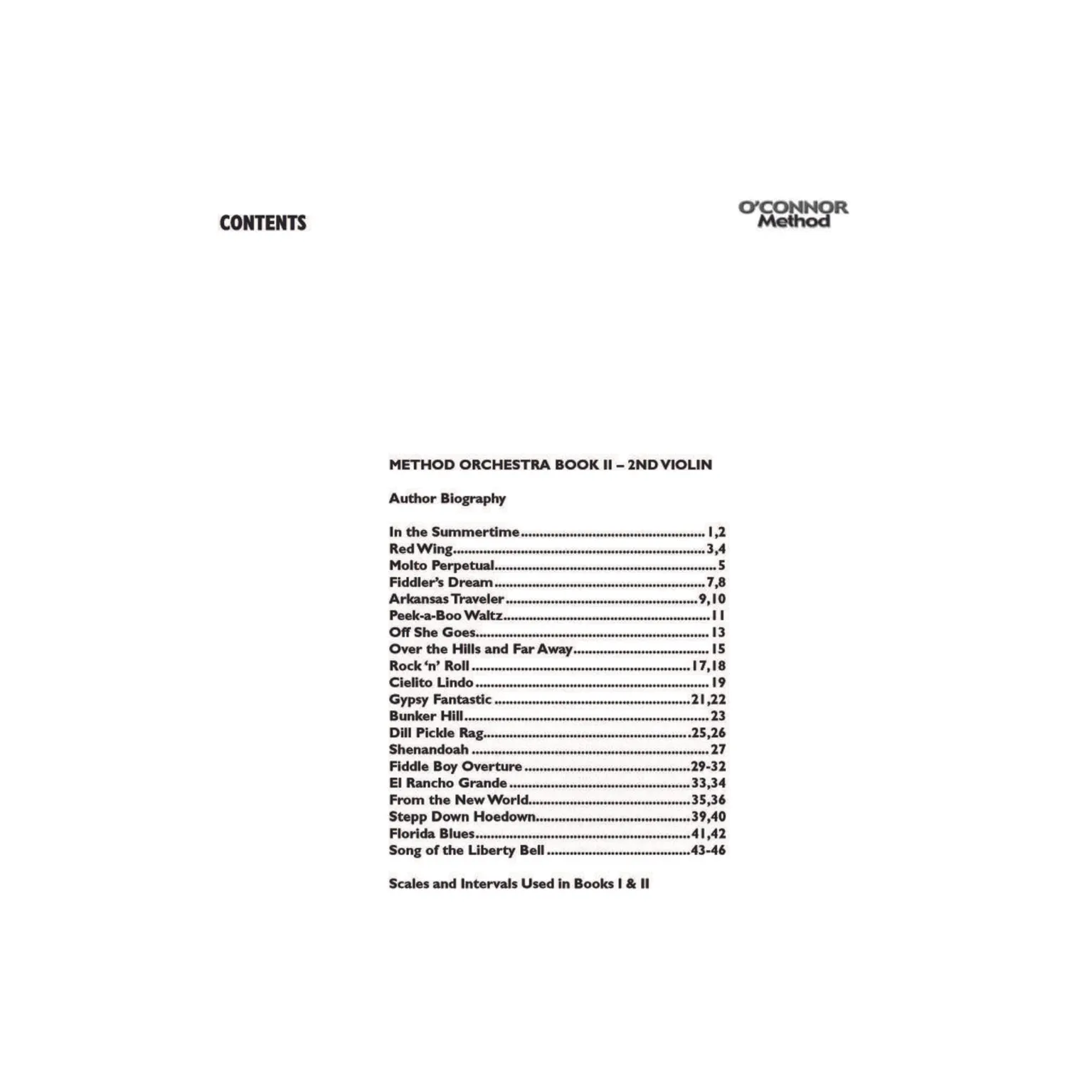 O'Connor Method Orchestra Book II Violine 2 Download，美国