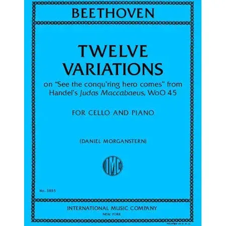 International Beethoven Variationen WoO 45 Cellonoten Klavier