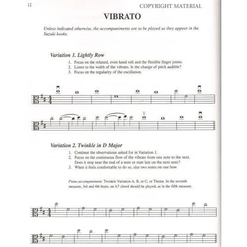 Shar Music Starr 77 Variations Suzuki Melodies Noten Viola