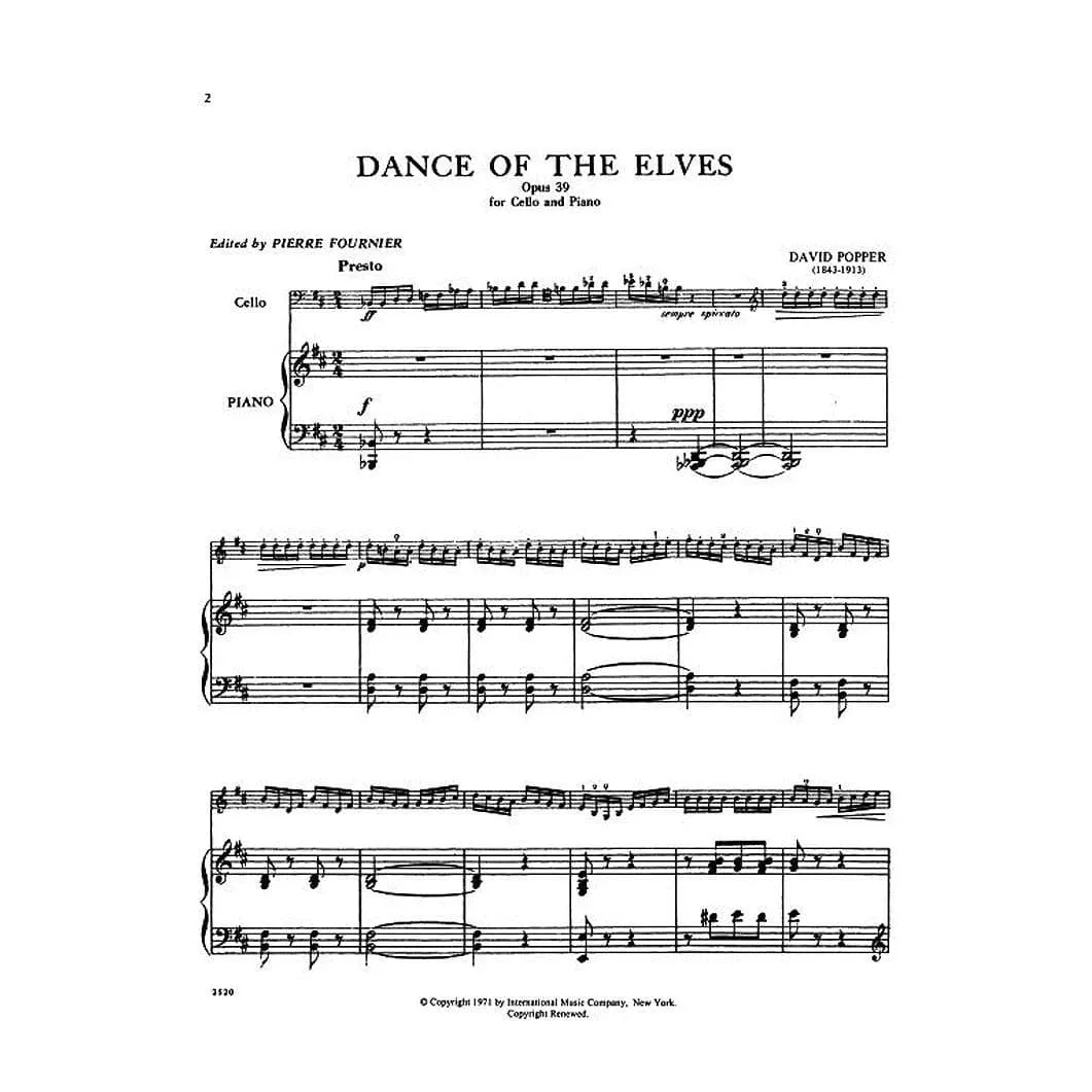 International Dance of the Elves Op.39 Noten Cello