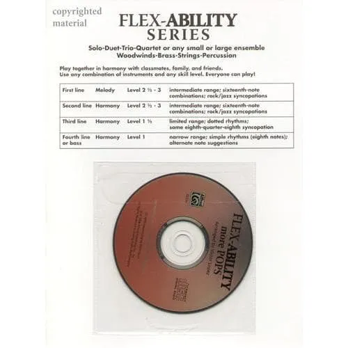 Alfred Flex Ability More Pops Begleit-CD Ensemble