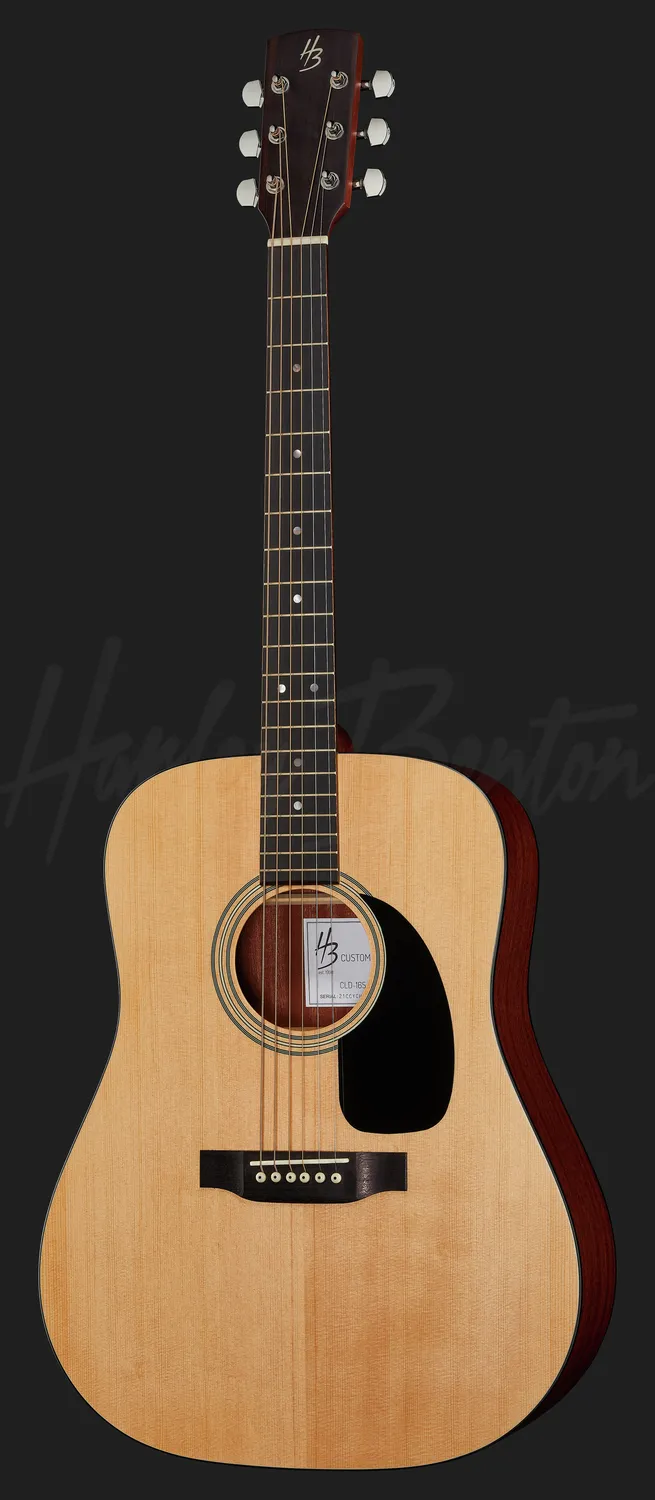Harley Benton CLD-16S Westerngitarre Dreadnought massiv
