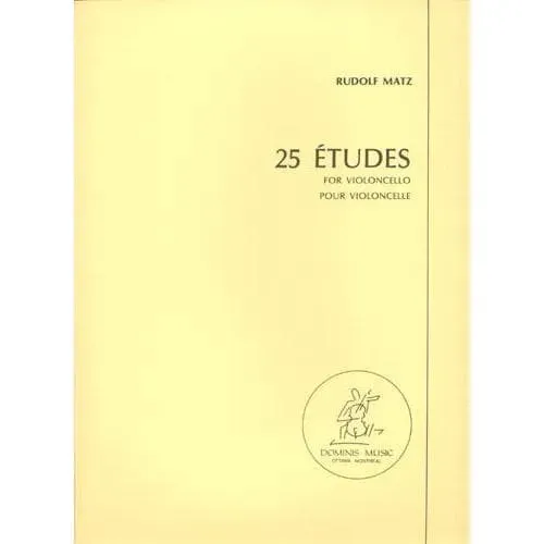 Shar Music Matz 25 Etüden tiefe Lagen Noten Cello solo