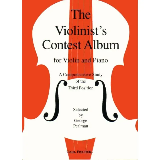 Carl Fischer Violinist's Contest Album Violinnoten Dritte Lage