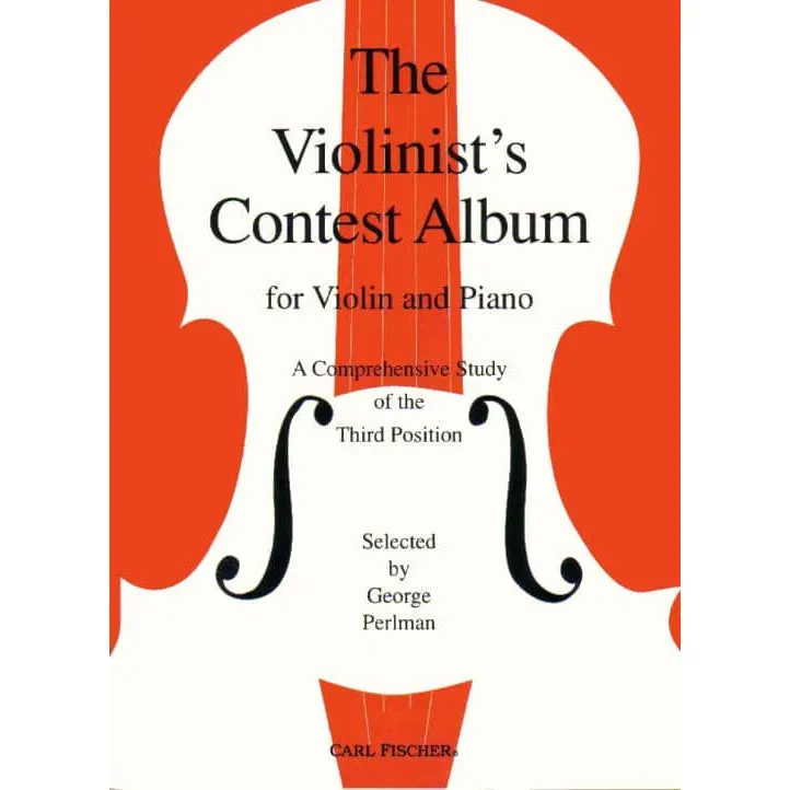 Carl Fischer Violinist's Contest Album Violinnoten Dritte Lage
