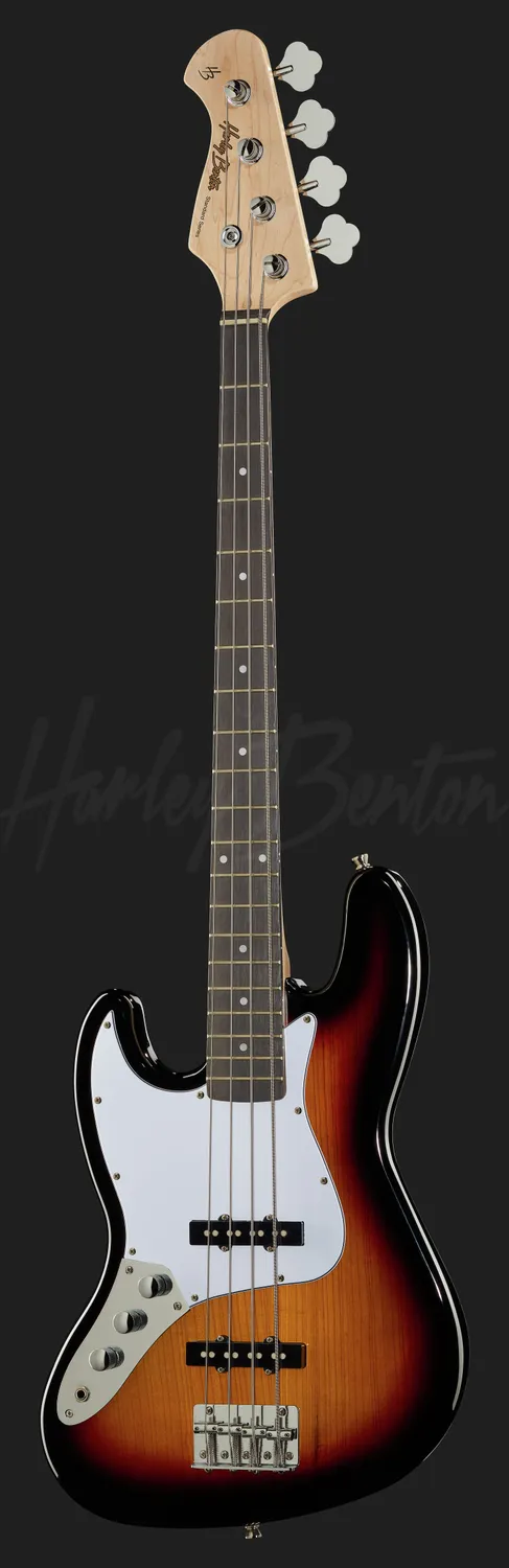 Harley Benton Student JB-20LH E-Bass Sunburst Linkshänder