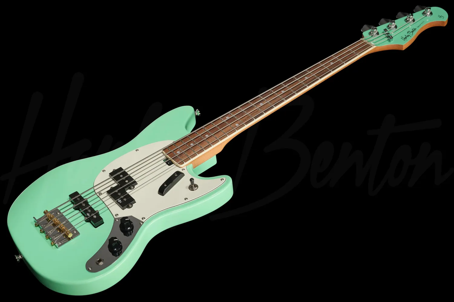 Harley Benton MV-4MSB E-Bass Seafoam Green Shortscale