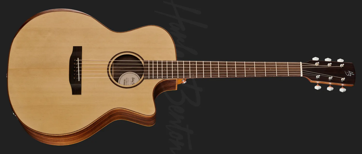 Harley Benton Custom Line CLG-70SR CE NAT Westerngitarre massiv