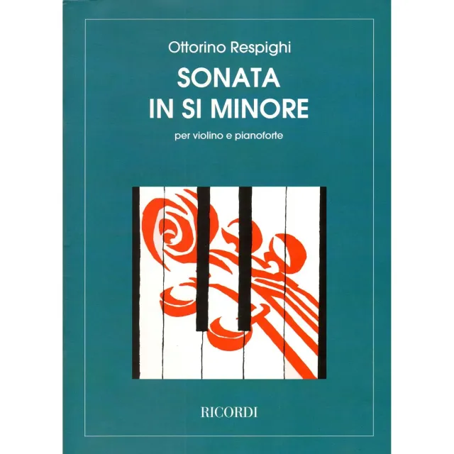 Ricordi Respighi Sonate h-Moll Noten Violine Klavier