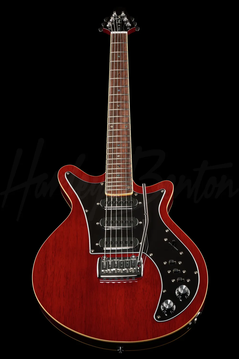 Harley Benton Standard Series BM-75 E-Gitarre Rot Mahagoni