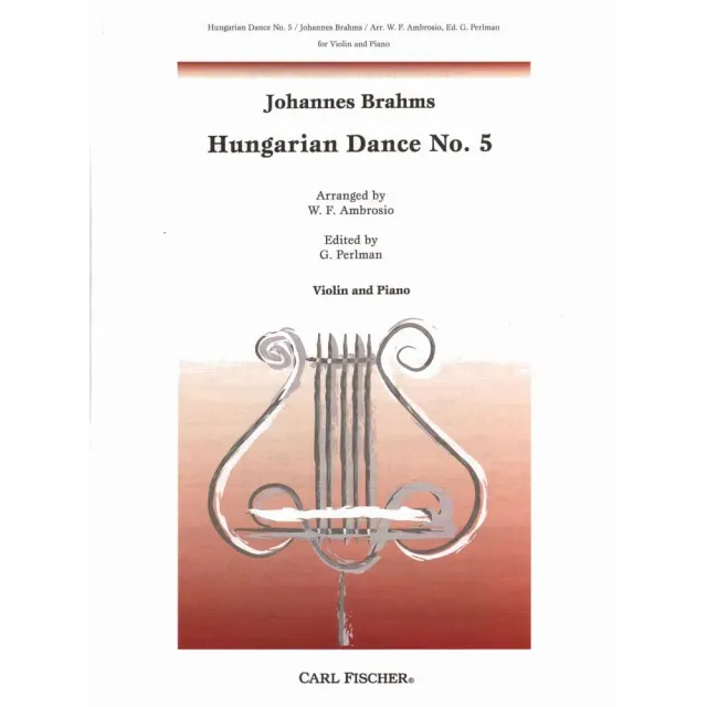 Shar Music Brahms Ungarischer Tanz Nr 5 Noten Violine Klavier