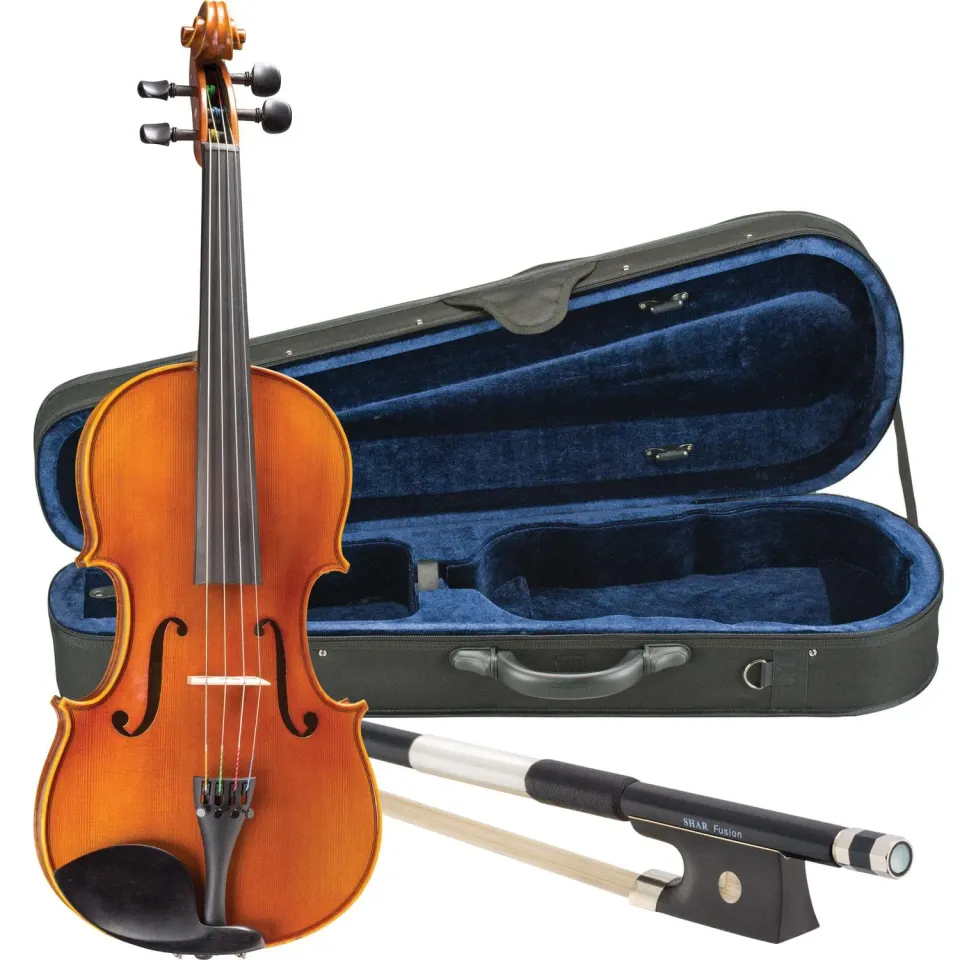SharWay Premium Bratschenset Viola mit Bogen und Koffer