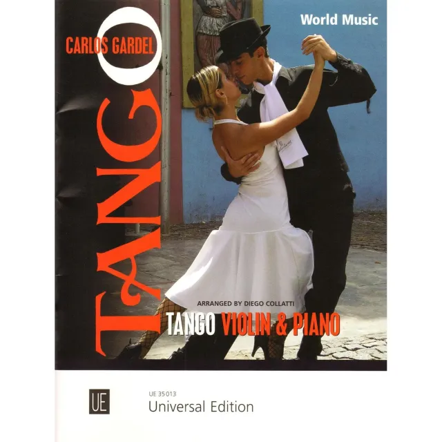 Universal Edition Gardel Five Tangos Noten Violine Klavier