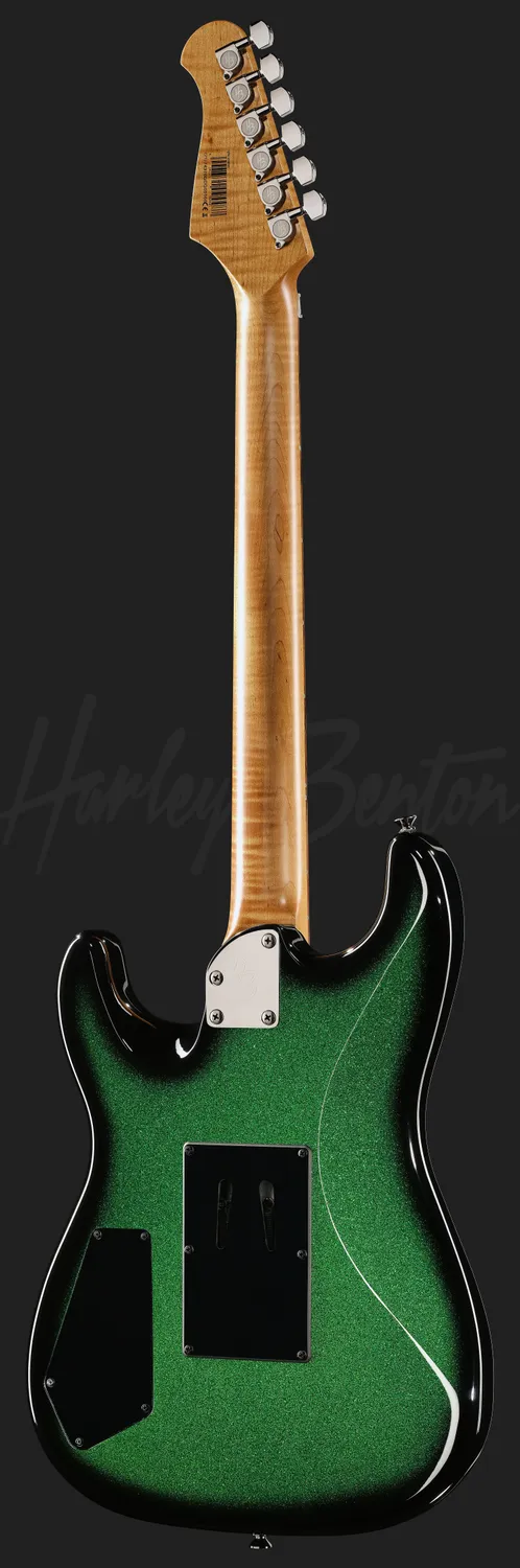 Harley Benton ST-80FR E-Gitarre Emerald Sparkle Floyd Rose