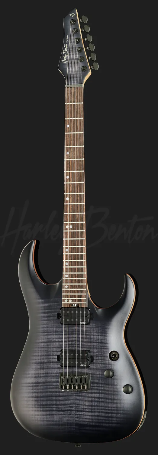 Harley Benton Amarok-6 BKNT E-Gitarre Flame Burst