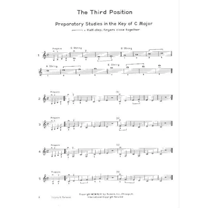 Whistler Introducing Positions Vol.1 Violin Noten