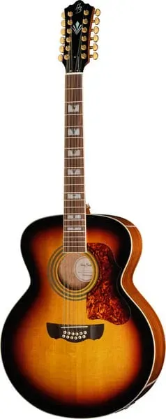 Harley Benton Custom Line CLJ-412E 12-Saiter Sunburst