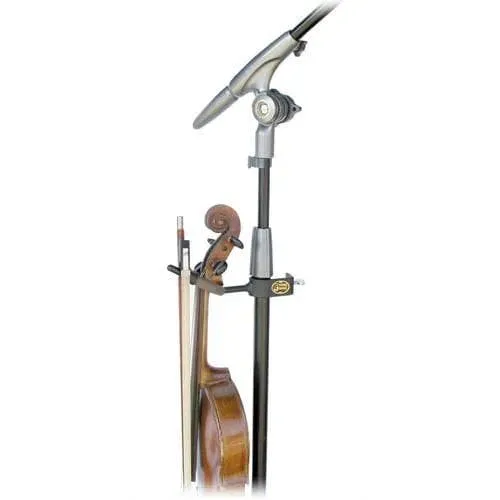 Shar Music Ständer Geigenhalter Violine mit Bogenhalter