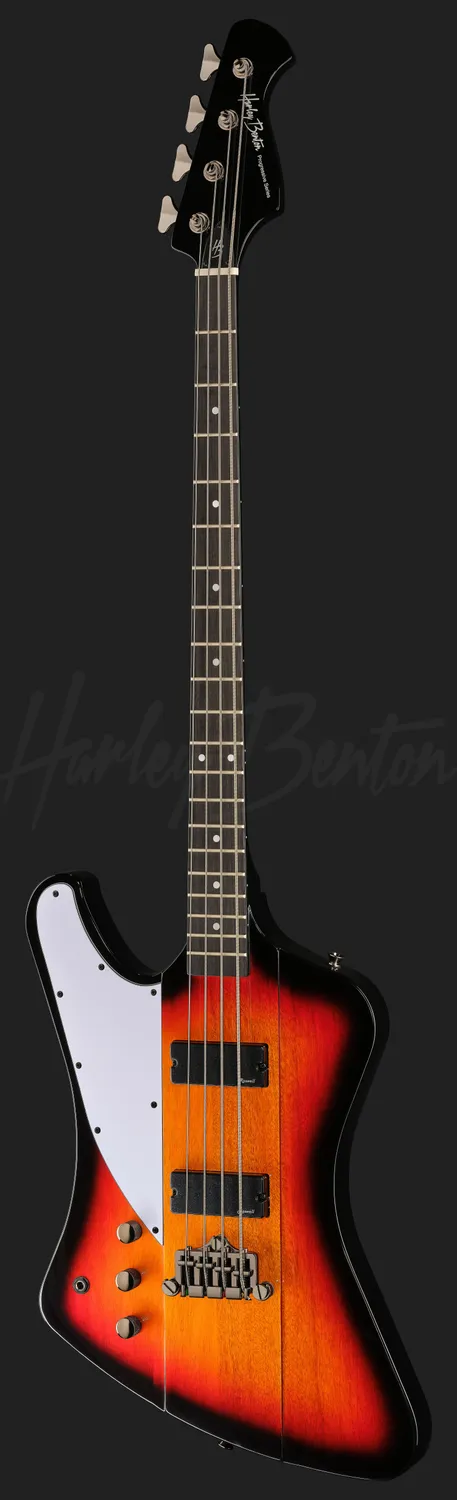 Harley Benton TB-70VS LH E-Bass Vintage Sunburst Aktiv