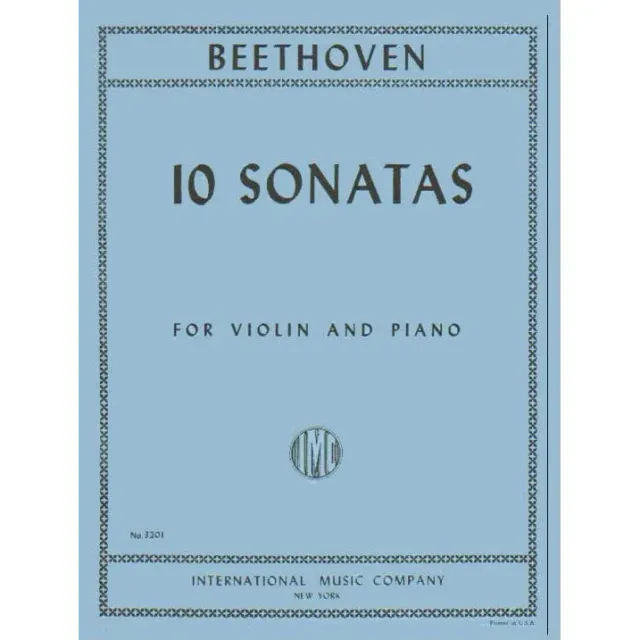 Beethoven 10 Violinsonaten Noten Francescatti komplett
