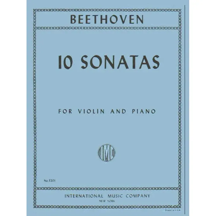 Beethoven 10 Violinsonaten Noten Francescatti komplett