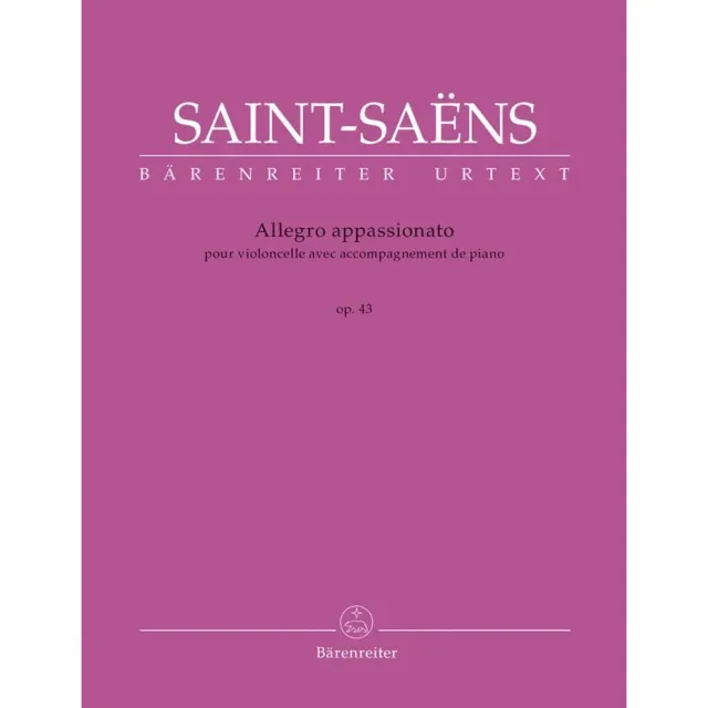 Bärenreiter Saint-Saëns Allegro Appassionato Op 43 Cello Noten
