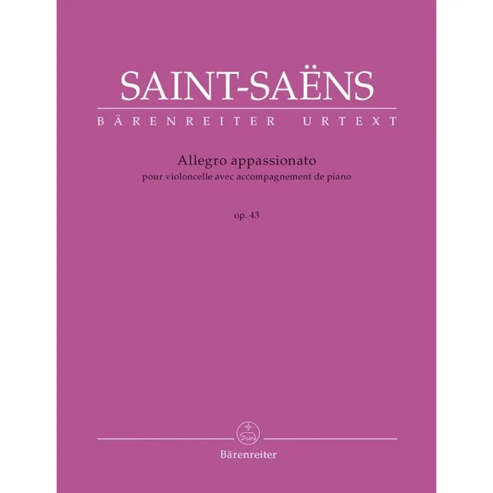 Bärenreiter Saint-Saëns Allegro Appassionato Op 43 Cello Noten