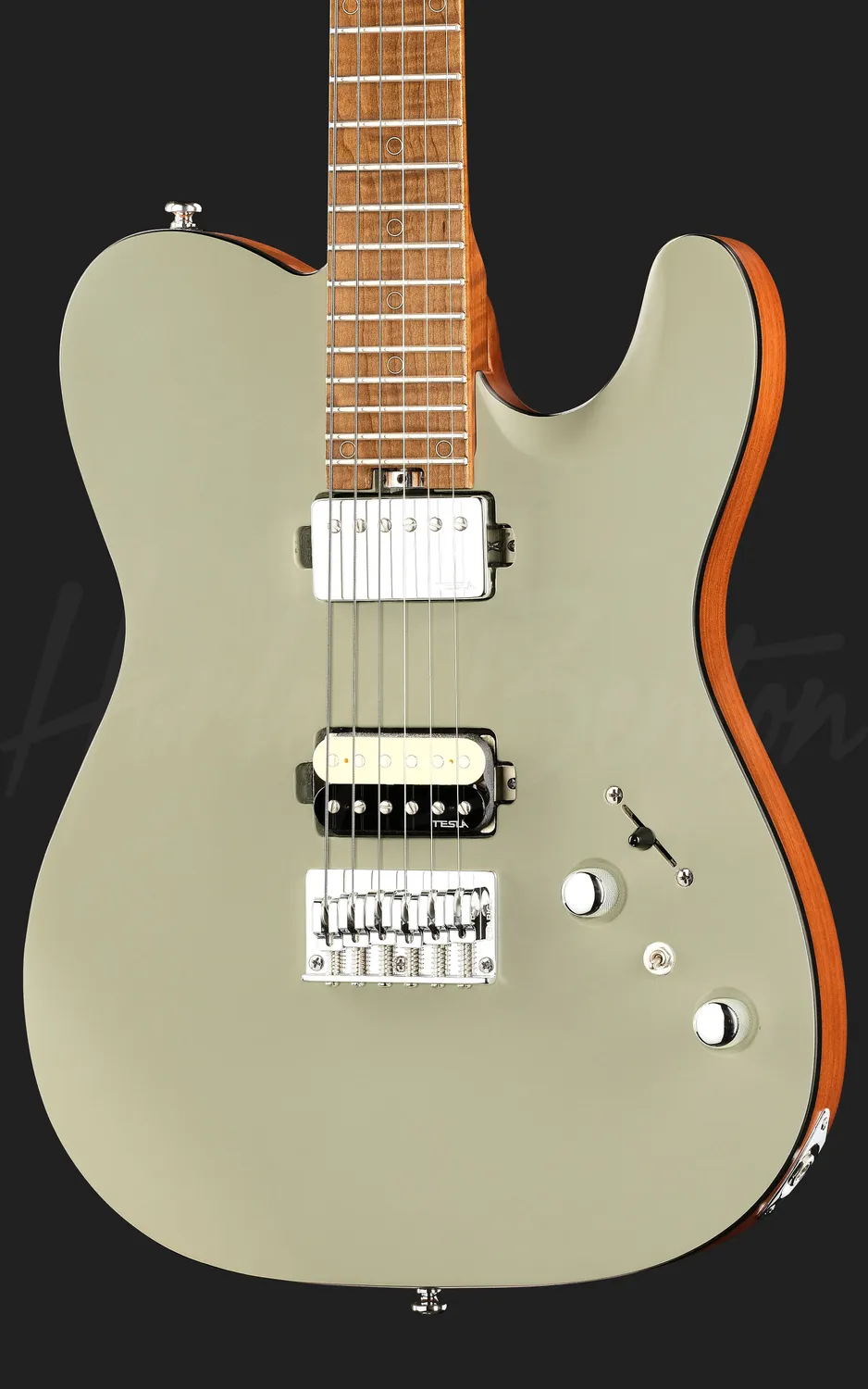 Harley Benton Fusion-T II HH MN HT E-Gitarre Grey